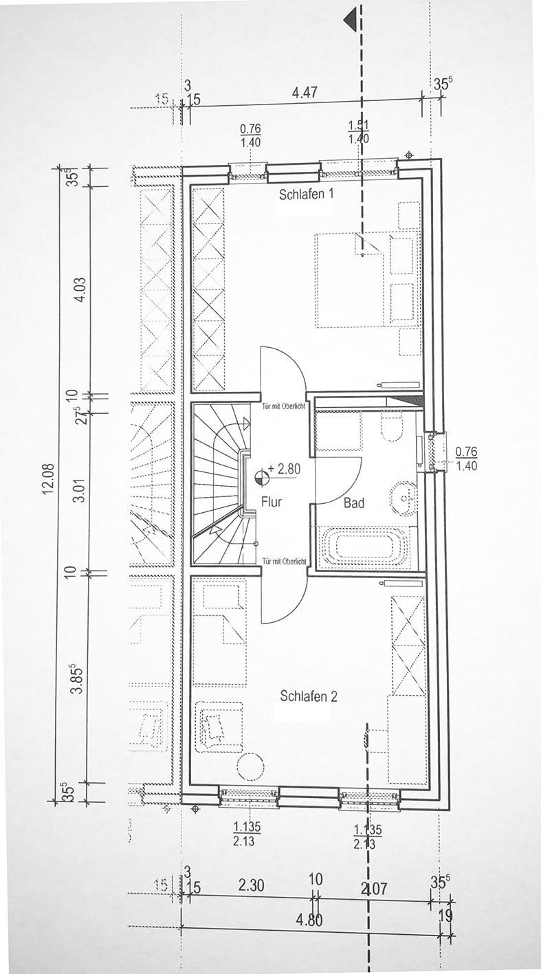 Kfz-Stellplatz, Reihenhaus, 1/34 MEA an 7 unbebauten Grundstücken (Verkehrs- u. Erschließungsflächen)