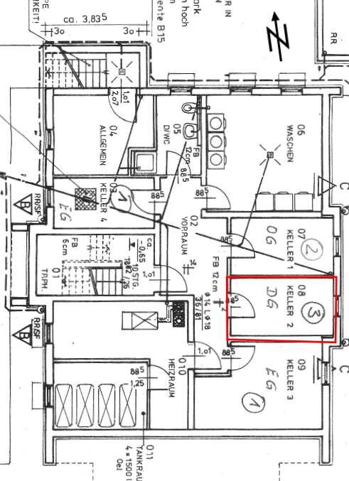 Wohnungseigentum mit Kellerabteil, Kfz -Stellplatz und Garage