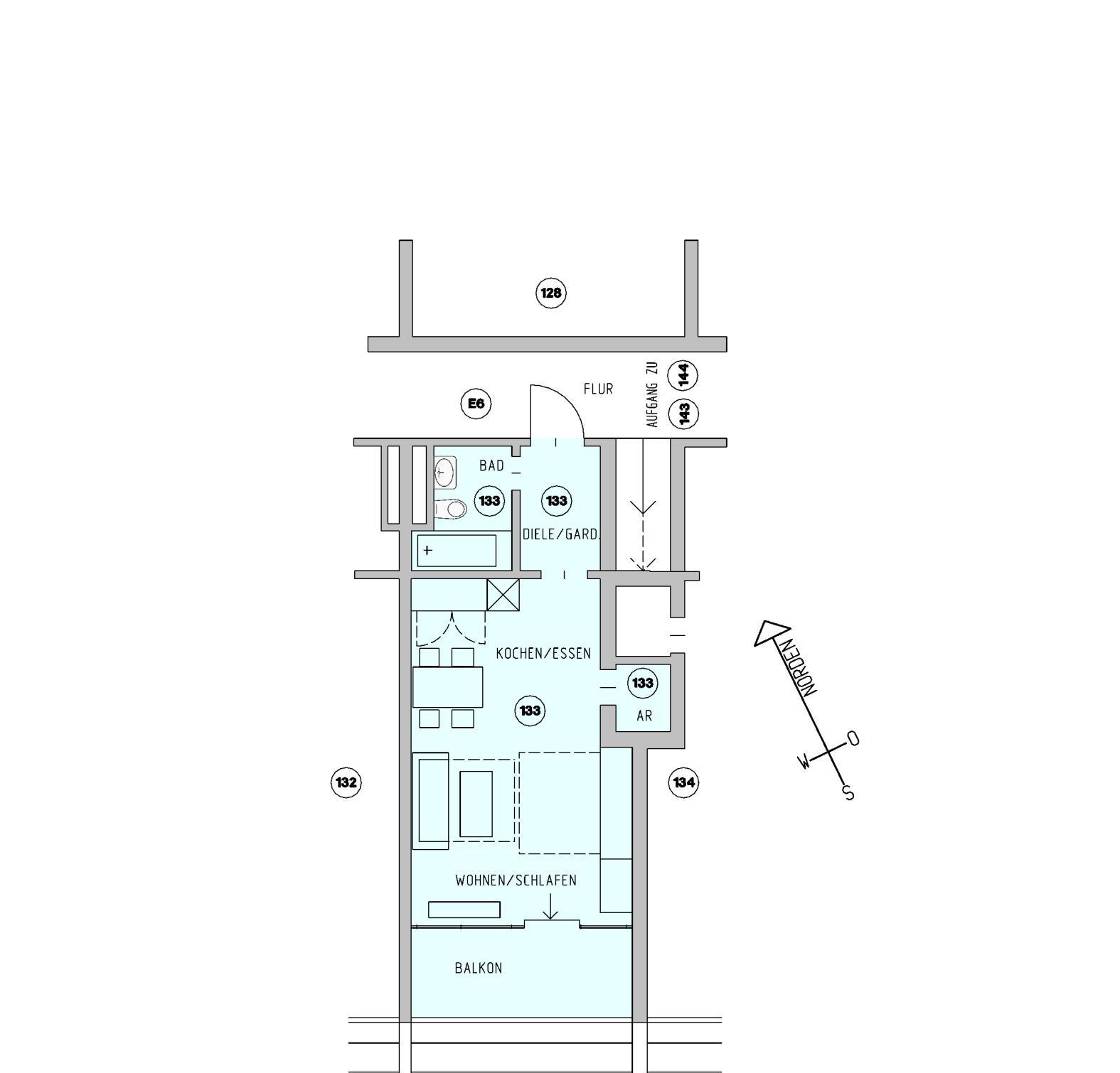 Eigentumswohnung (1 bis 2 Zimmer), Sonstiges