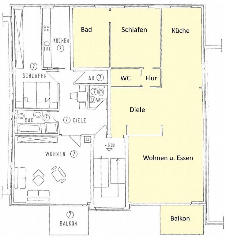 Kfz-Stellplatz, Eigentumswohnung (3 bis 4 Zimmer)