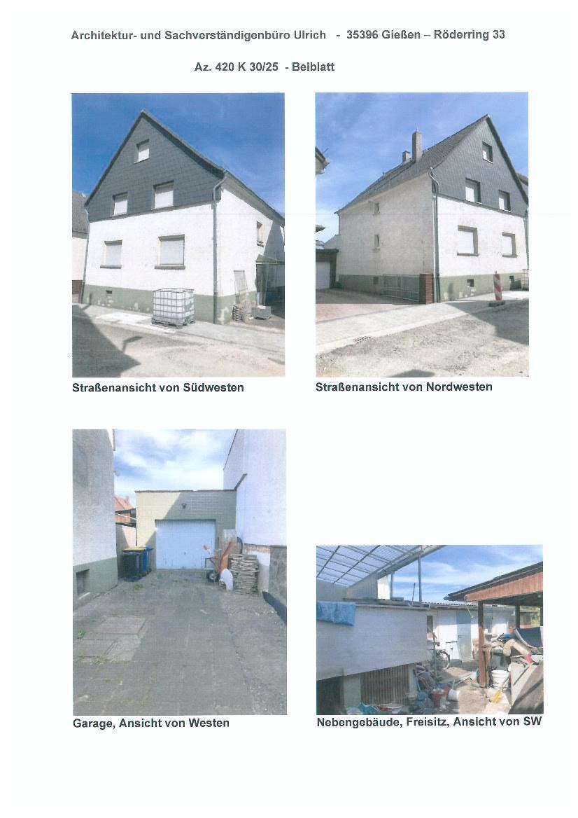 Zweifamilienhaus, Garage