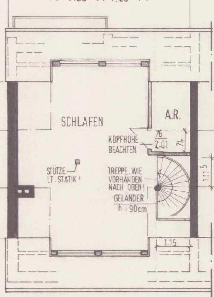 Reihenendhaus mit einem Carport