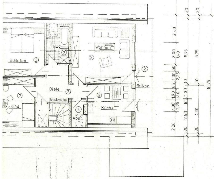 Eigentumswohnung (3 bis 4 Zimmer), Mehrfamilienhaus mit 2 Eigentumswohnungseinheiten