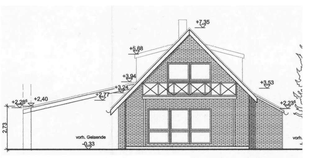 Zweifamilienhaus, Garage
