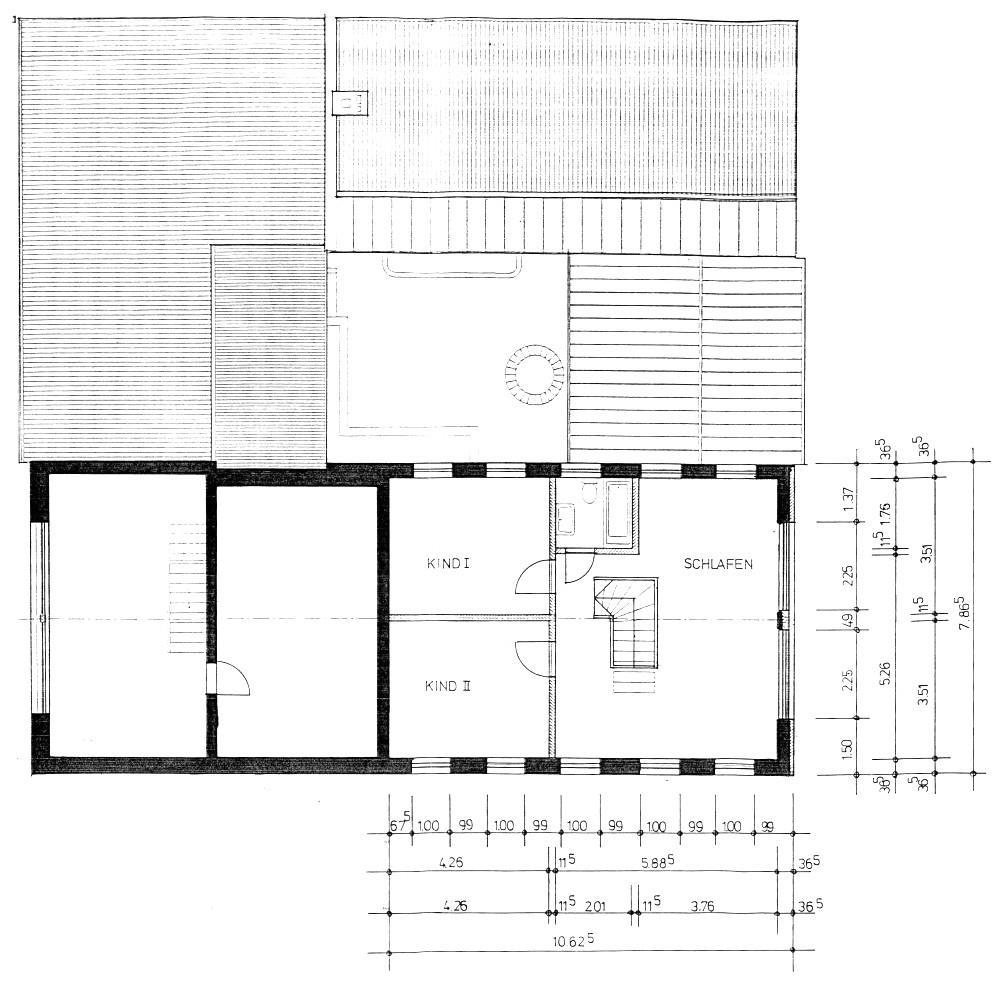 Zweifamilienhaus mit einer Garage