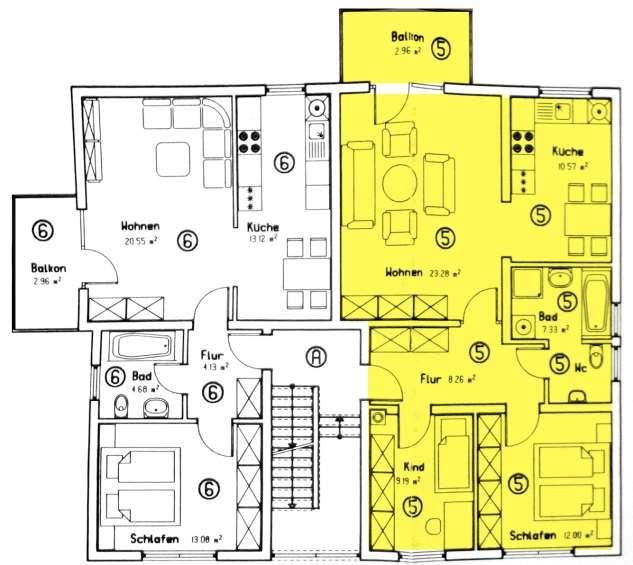 Eigentumswohnung (3 bis 4 Zimmer)