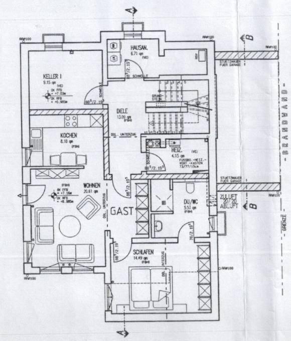 Einfamilienhaus, Garage