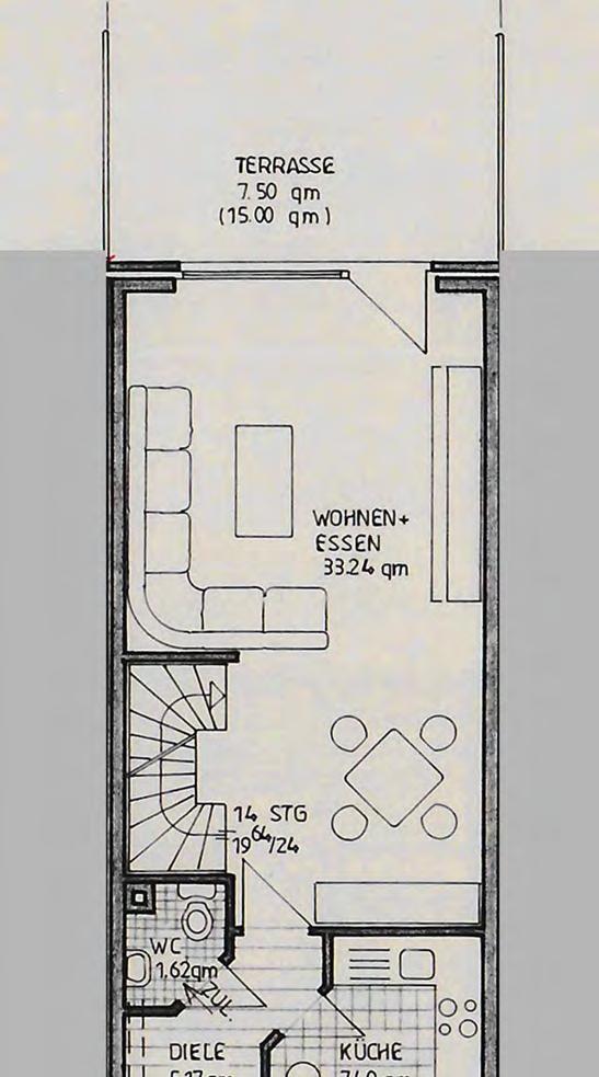 Reihenhaus, Einfamilienhaus, Garage