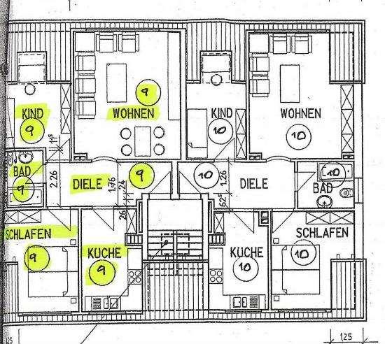 Garage, Eigentumswohnung (3 bis 4 Zimmer)