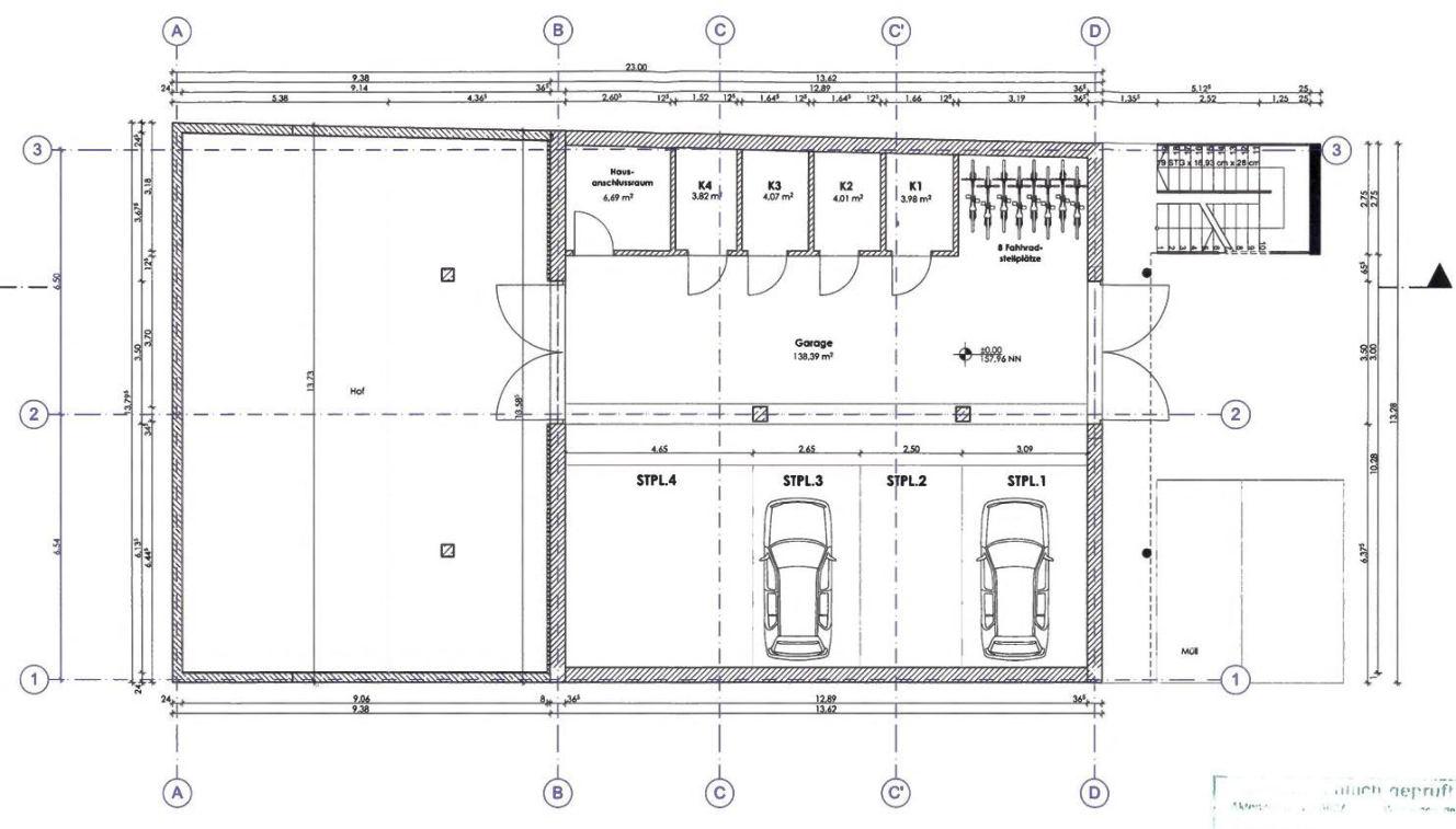 Zweifamilienhaus, Kfz-Stellplatz, Mehrfamilienhaus, Garage