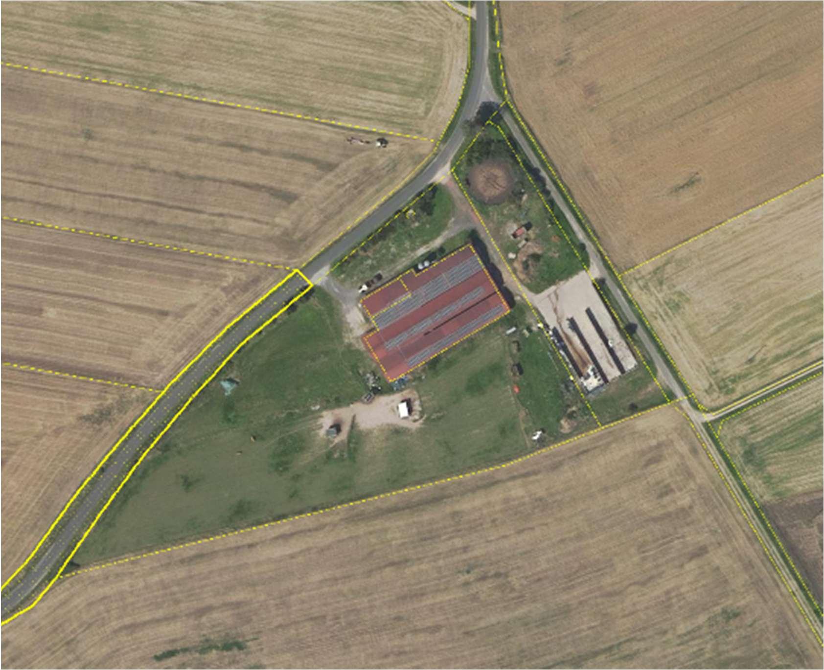 land- und forstwirtschaftlich genutztes Grundstück, bebaute Landwirtschaftsfläche