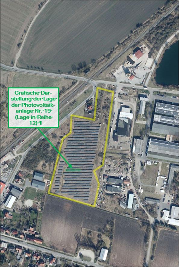 mit einer Photovoltaikanlage bebautes Erbbaurecht