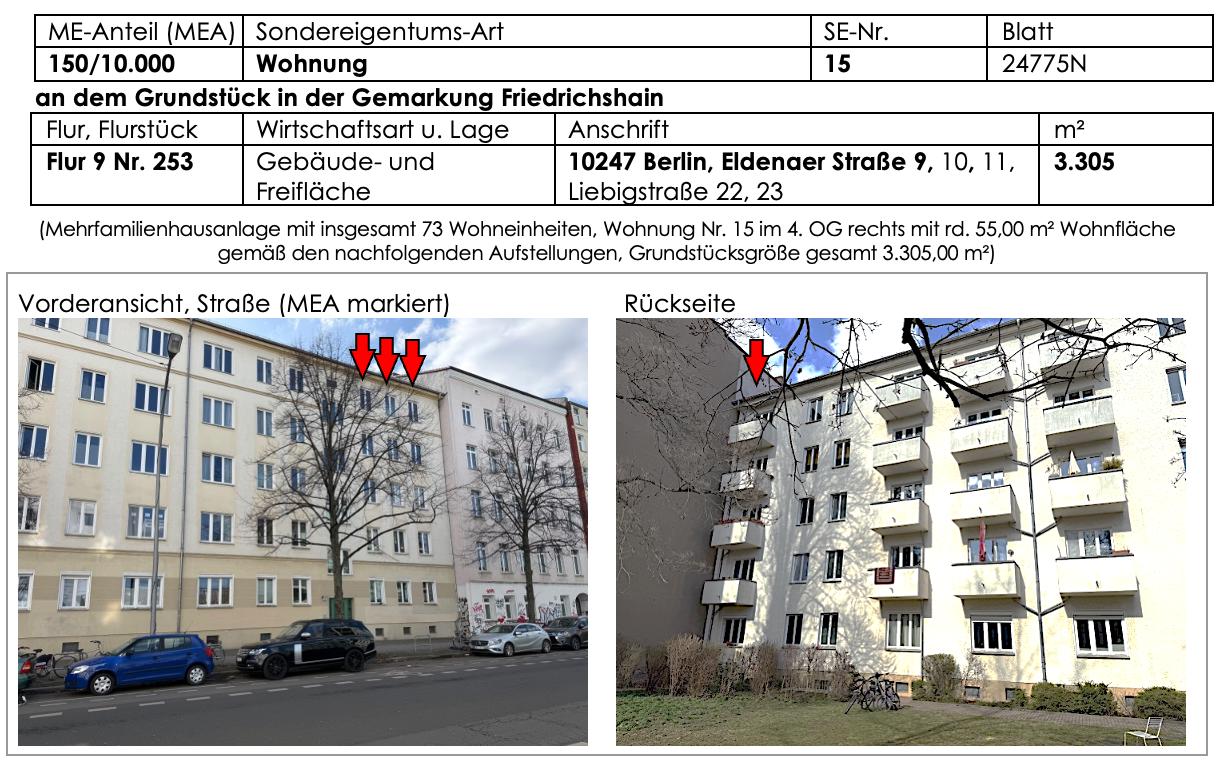 Eigentumswohnung (1 bis 2 Zimmer)
