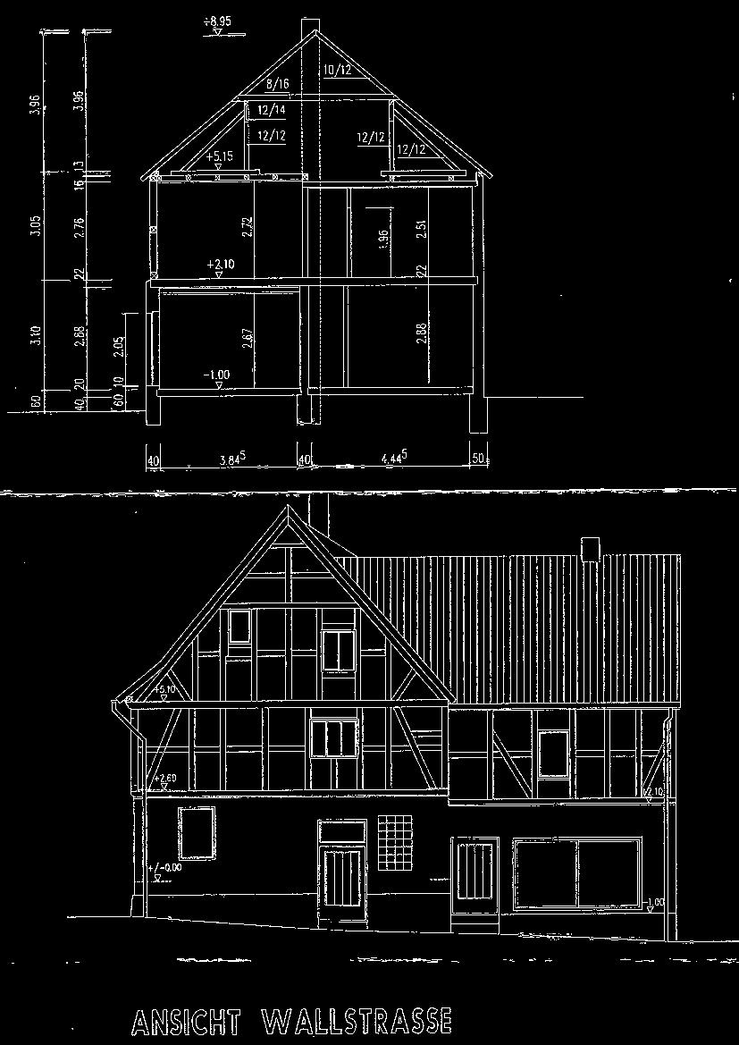 Wohn-/Geschäftshaus, Zweifamilienhaus, Garage