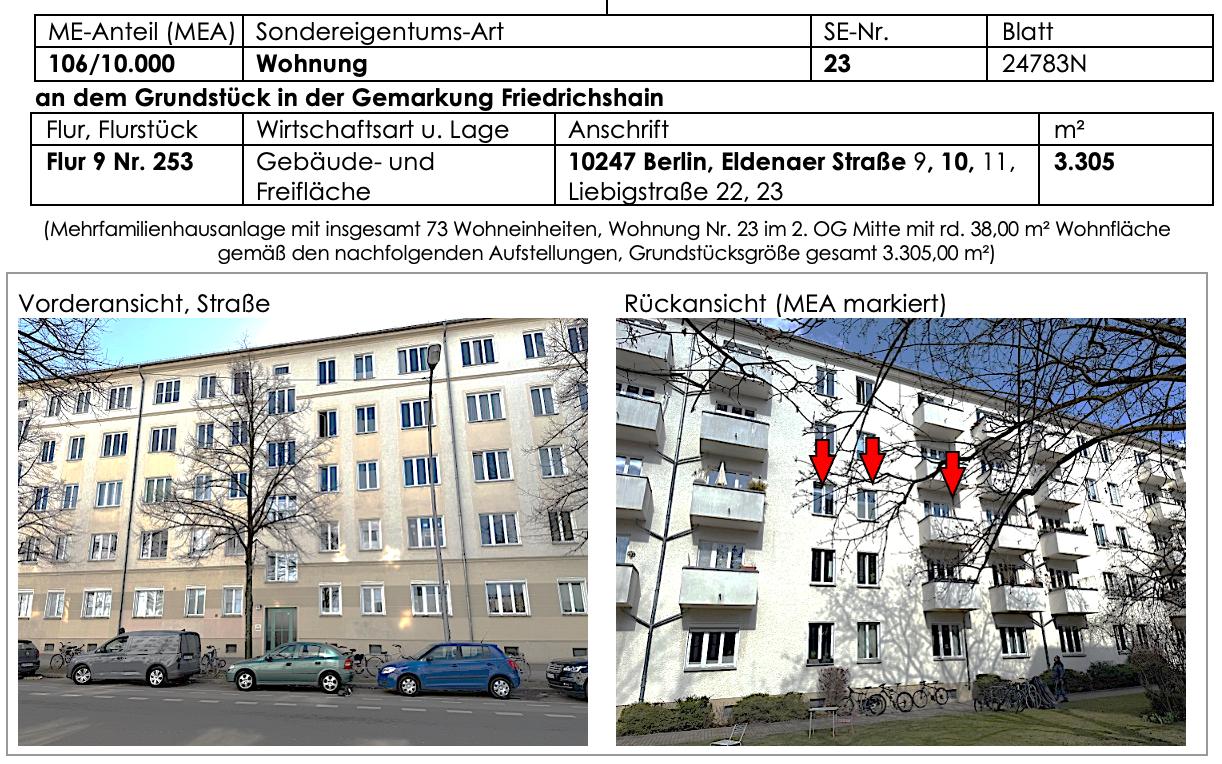Eigentumswohnung (1 bis 2 Zimmer)