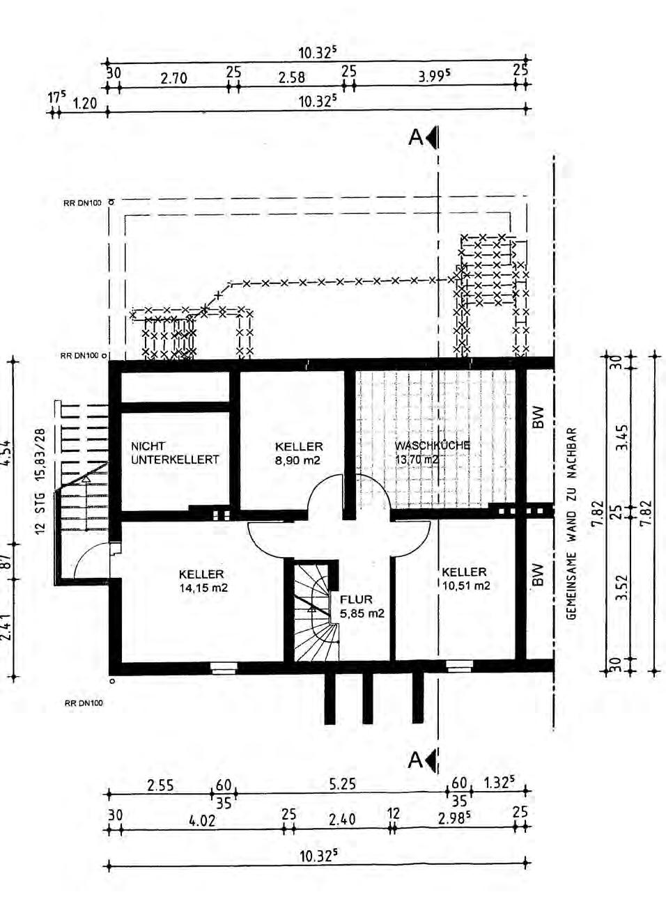 Doppelhaushälfte, Einfamilienwohnhaus als Doppelhaushälfte