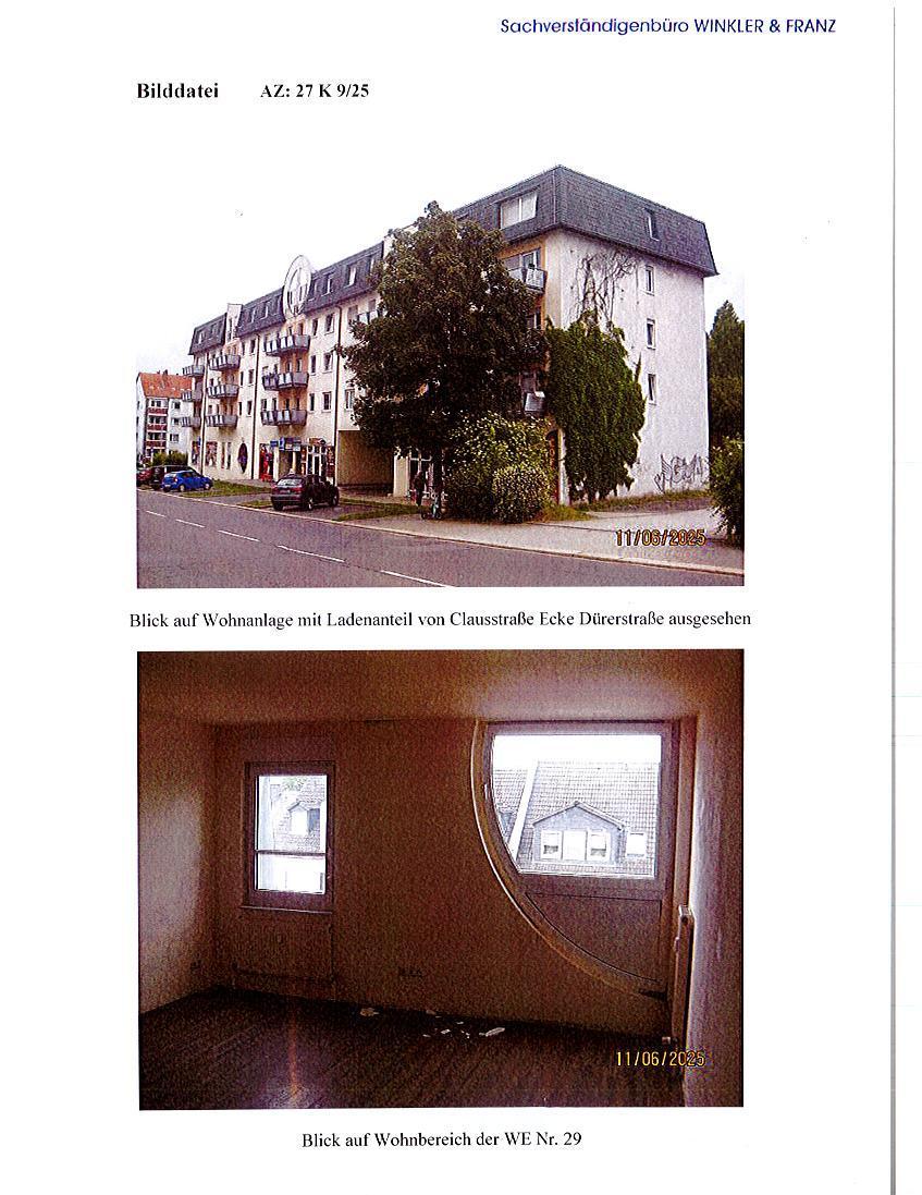 Eigentumswohnung (1 bis 2 Zimmer)