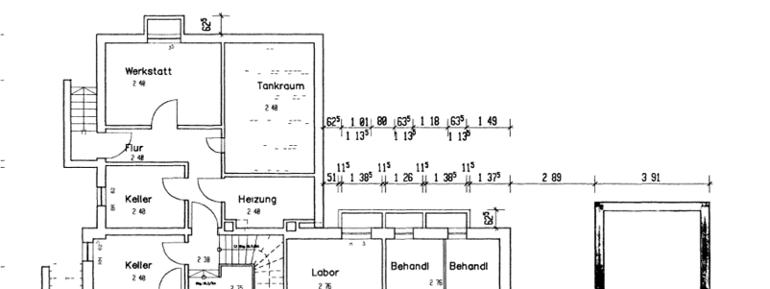 Einfamilienhaus, mit ehemaliger Praxis, Garage und Gartenhaus