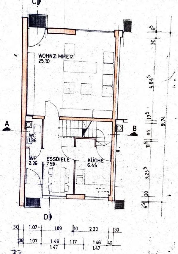 Reihenhaus, Garage