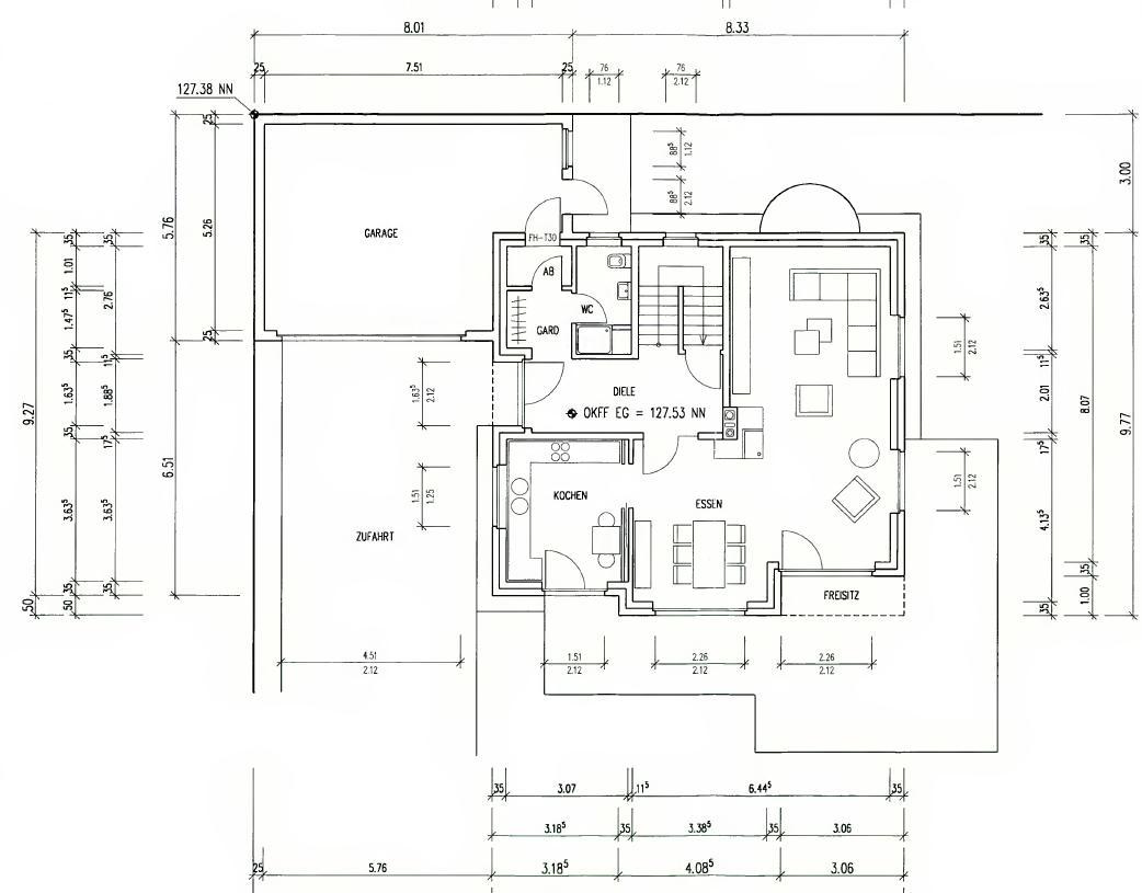 Garage, Einfamilienhaus