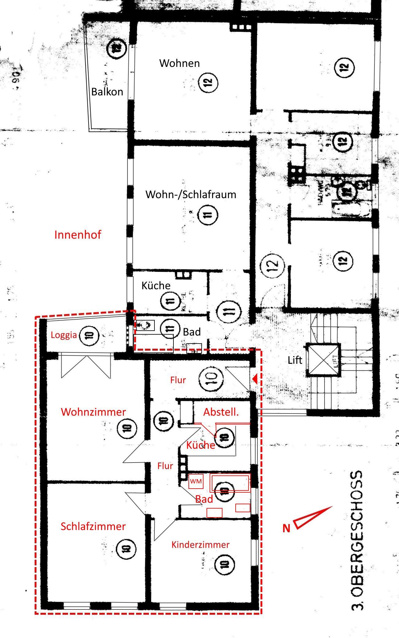 Eigentumswohnung (3 bis 4 Zimmer)