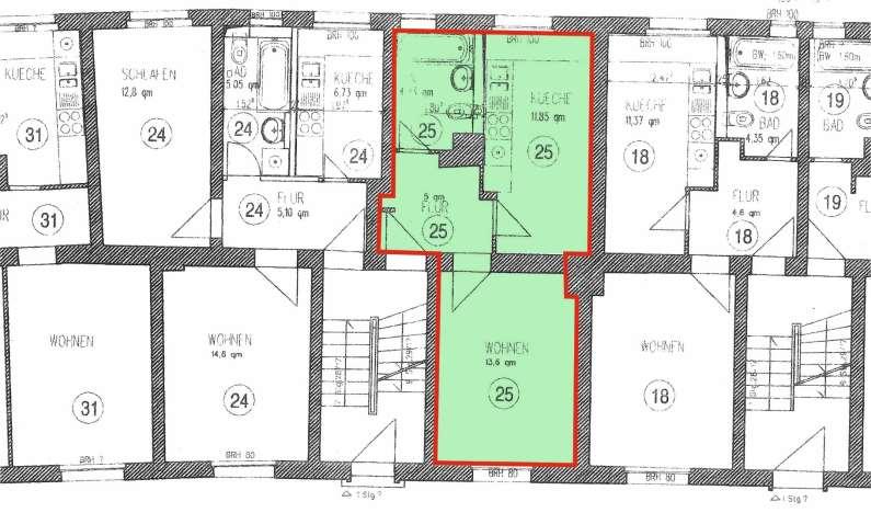Eigentumswohnung (1 bis 2 Zimmer)